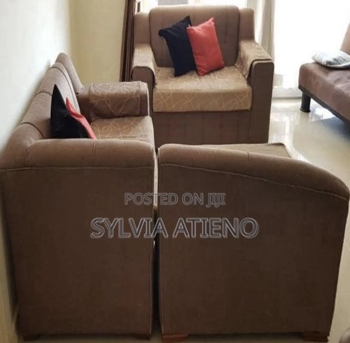 Mini L-Shaped 6 Seater Set