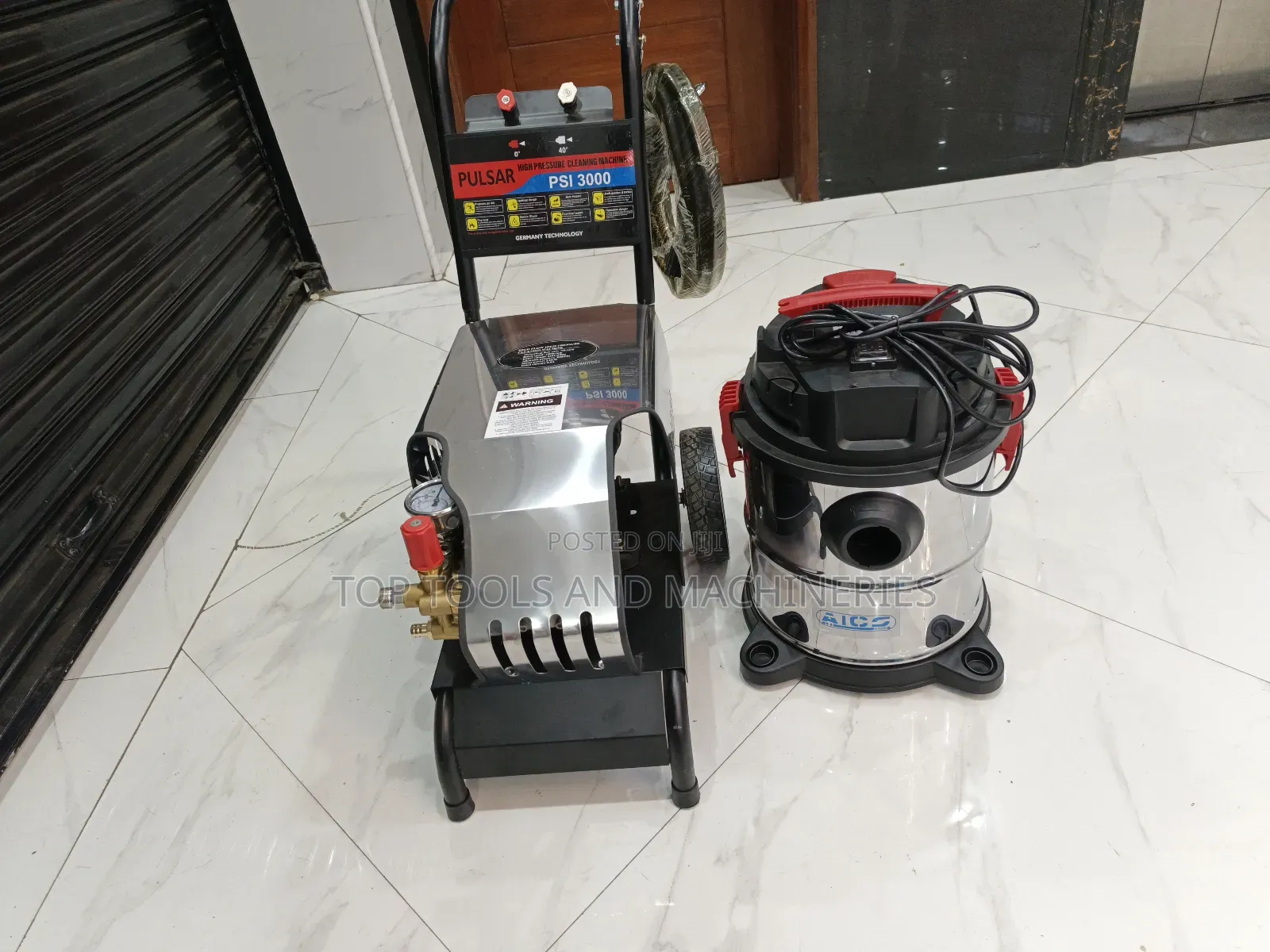 3000 Psi Pulsar Car Wash Kit-20 LTRS Aico Vacuum Cleaner Combo