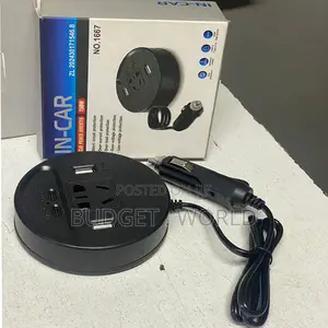 12v Dc in 220v Ac With 4xusb>150w Car Charger 2usb+2type-C