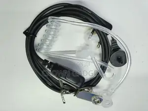 Fbi Earpiece Security Earphone With Clear Tube PTT Mic