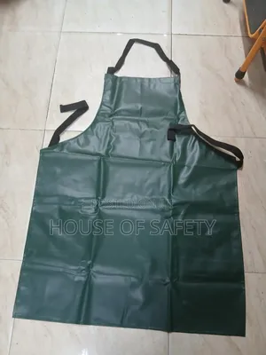 Green PVC Aprons With Inner Polyester Lining