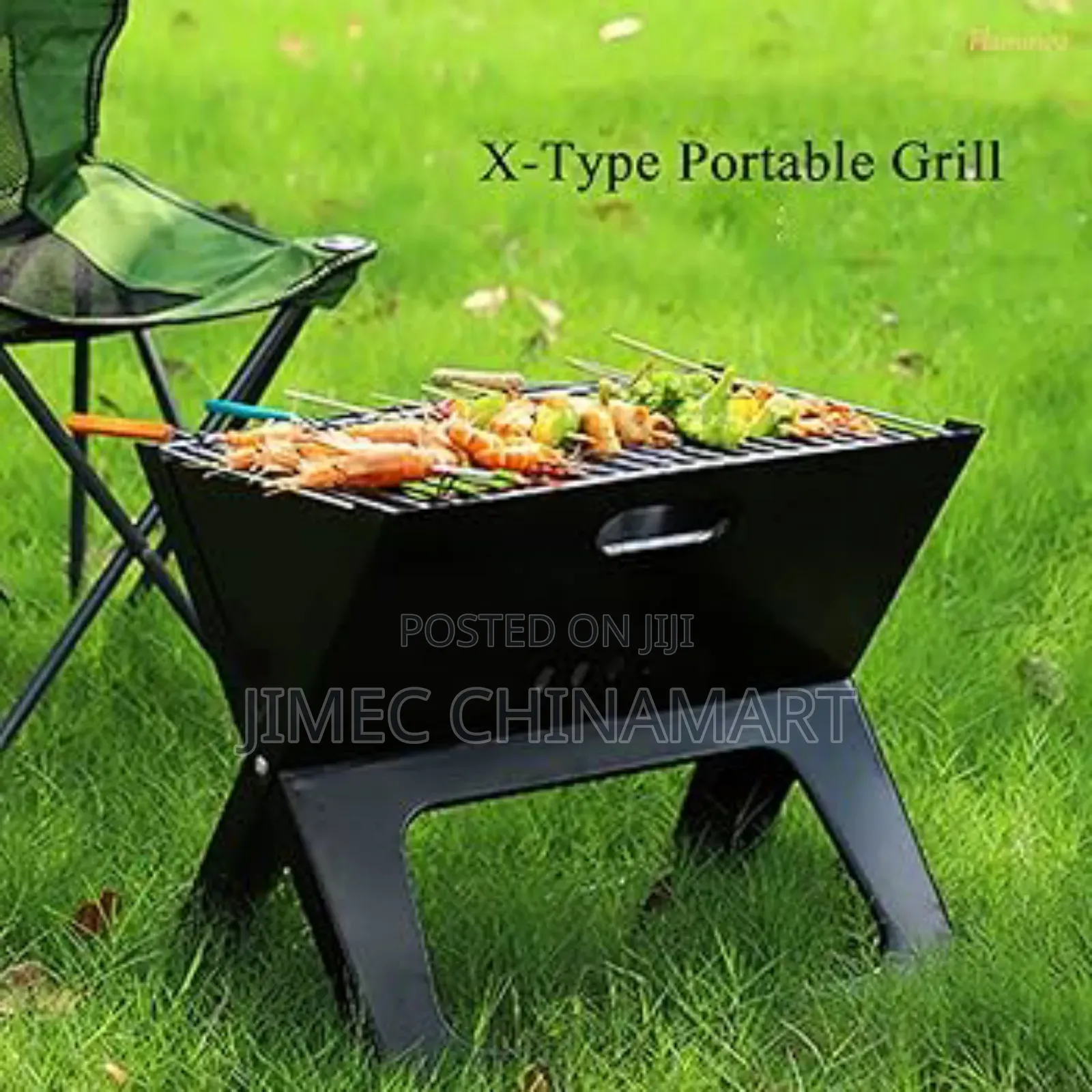Portable Charcoal Barbecue Grill X-Type – Heavy Duty