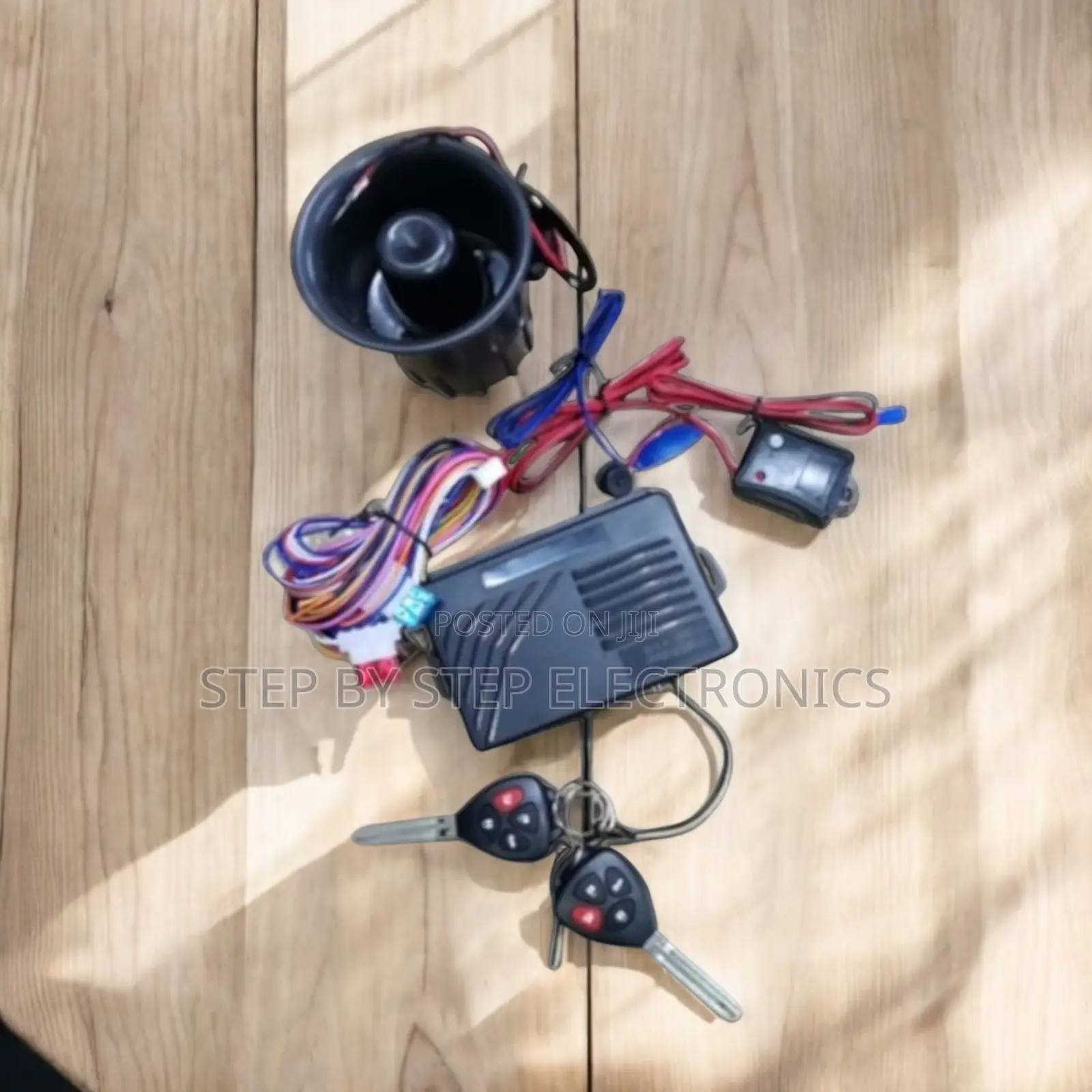 All Vehicles Security Car Alarm Kit With Flip Keys and Loud Siren
