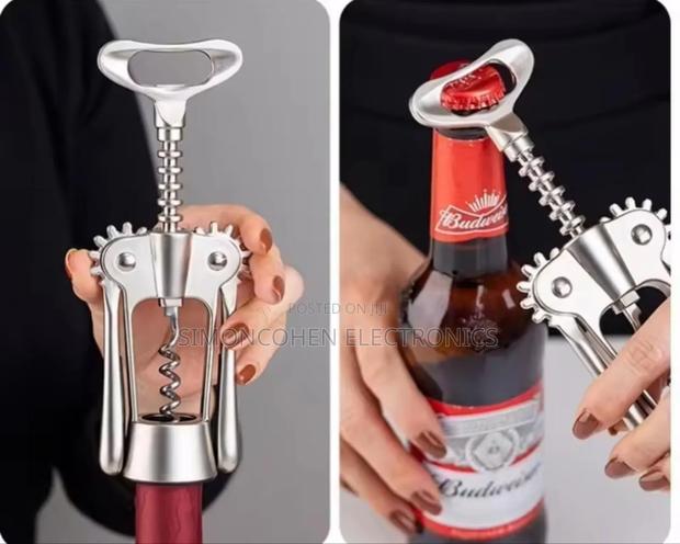 Heavy Duty Stainless Steel Corkscrew Wine Opener