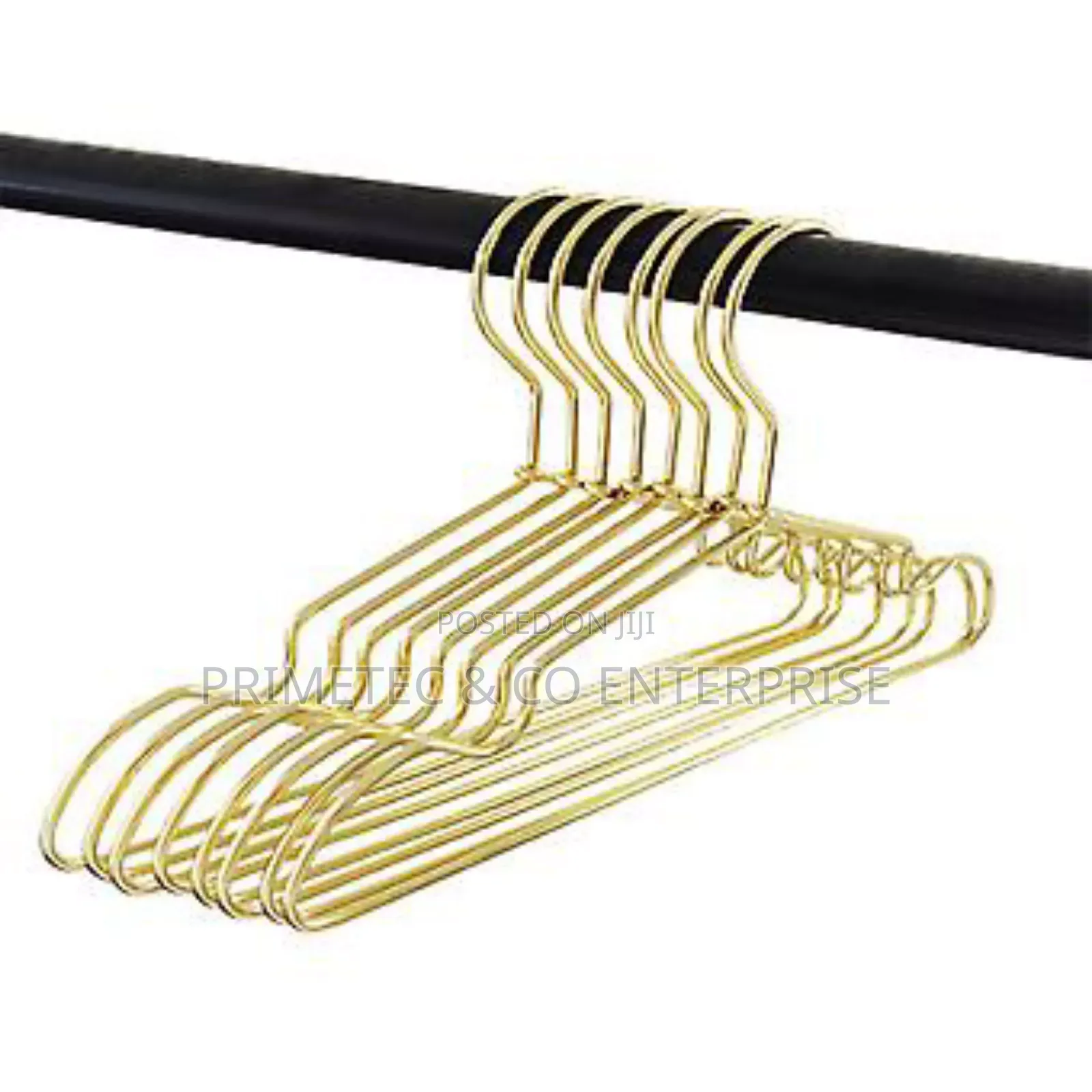 Golden Stainless Steel 10pc Pack of Hangers