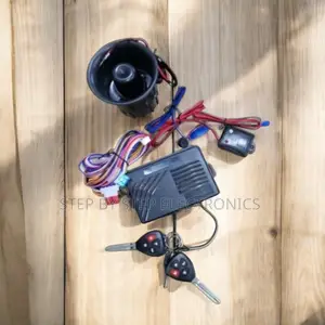 Long-Lasting Car Security Kit With Flip Remotes and Siren Alarm