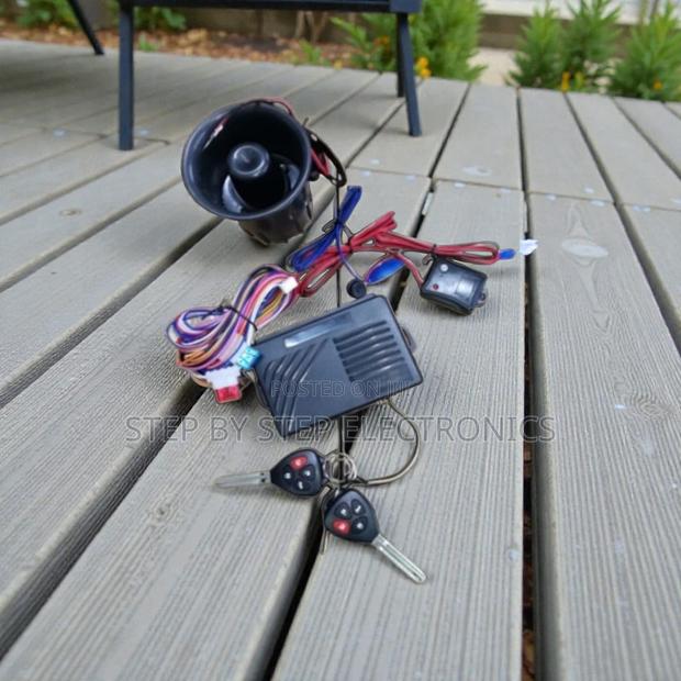 New Car Anti-Theft Alarm Kit With 2 Remote Key Controls and Loud Siren