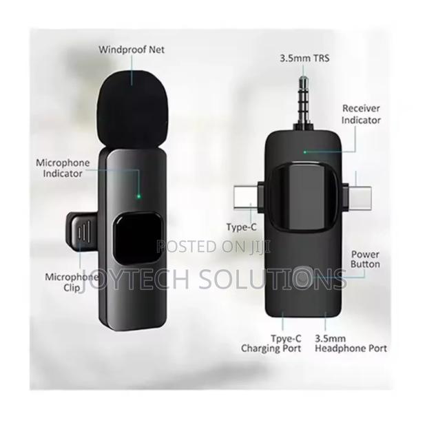 Lapel/Lavalier Wireless Recording Microphone Tiktok Mini Mic. - thumbnail 2