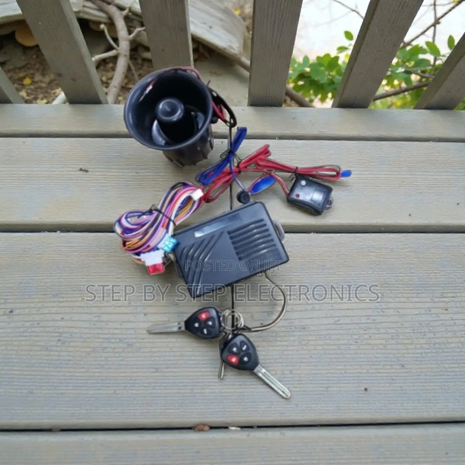 Advanced Plug Play Car Alarm System Kit With Dual Flip Key Remotes