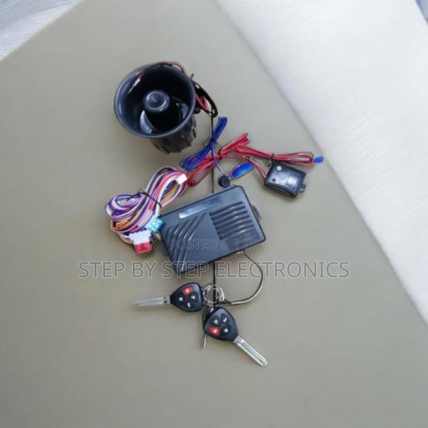 Certified Plug Play Car Alarm Kit With Two Flip Keys and Loud Siren