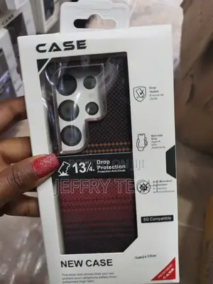Nisas Carbon Fiber Tyexture Case for Samsung Galaxy S24 Ultra