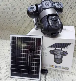 V380 4g Triple Lens Solar PTZ Camera With Ai Human Detection