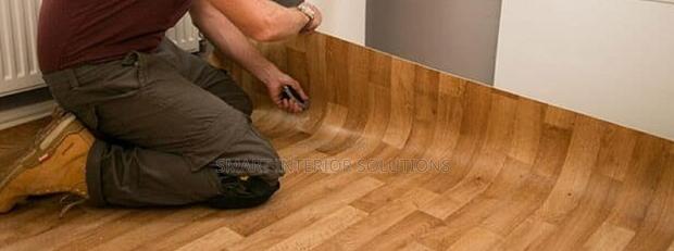 Vinyl Mkeka Wa Mbao- Easy to Install