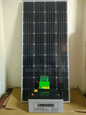 Luminous 350 Watts Solar Package -200ah Battery - 600 Watts Inverter