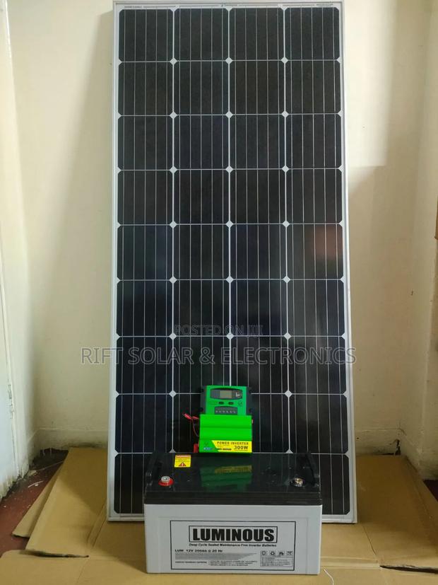 Luminous 350 Watts Solar Package -200ah Battery - 600 Watts Inverter - main view