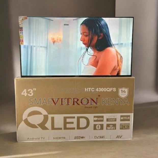 1 Year Warranty Hd Display Vitron 43 Inch Qled Smart Led Tv