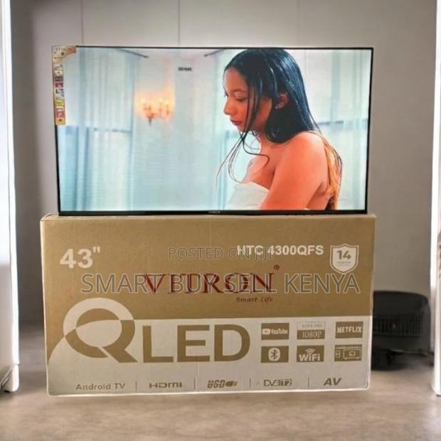 Crisp Picture Vitron 43 Inch Qled Smart Android Frameless Led Tv