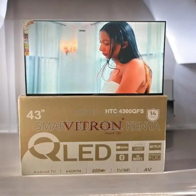 Clear Sound Vitron 43 Inch Qled Smart Android Frameless Led Tv