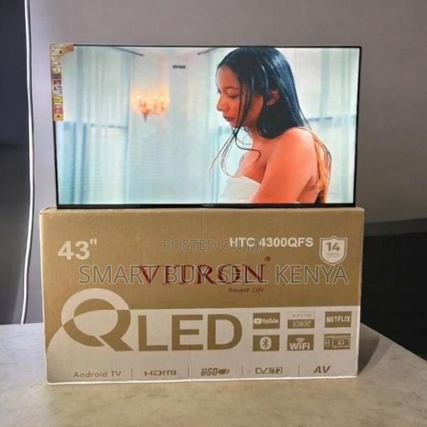 Netflix and Youtube Support Vitron 43 Inch Qled Smart Led Tv