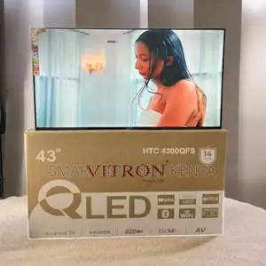 Bluetooth Vitron 43 Inch Qled Smart Android Frameless Led Tv