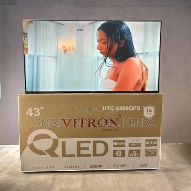 Wifi Connectivity Vitron 43 Inch Qled Smart Android Frameless Led Tv - thumbnail 2