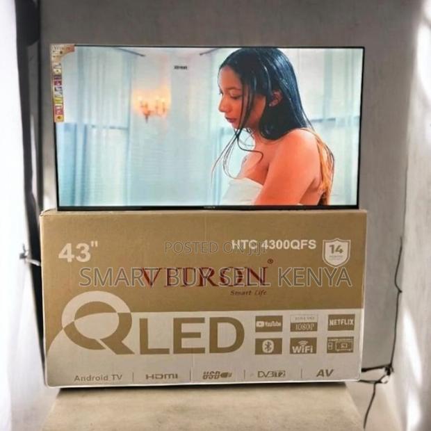 Crisp Picture Clear Sound Vitron 43 Inch Qled Smart Led Tv