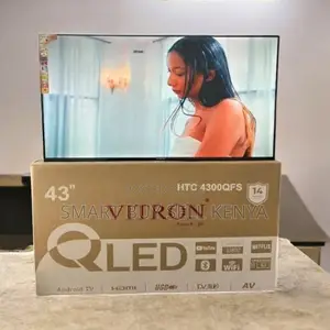 Hd Display Vitron 43 Inch Qled Smart Android Frameless Led Tv