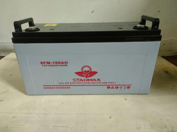 100ah Starmax Solar Battery Gel Heavy Duty - main view