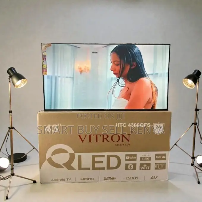 Netflix Youtube Support Vitron 43 Inch Qled Smart Frameless Led Tv