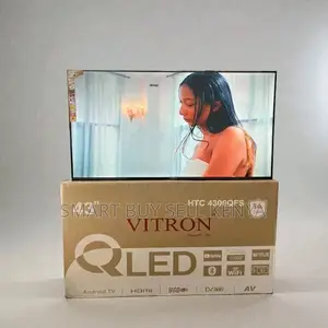 High Definition Display Vitron 43 Inch Qled Android Frameless Led Tv