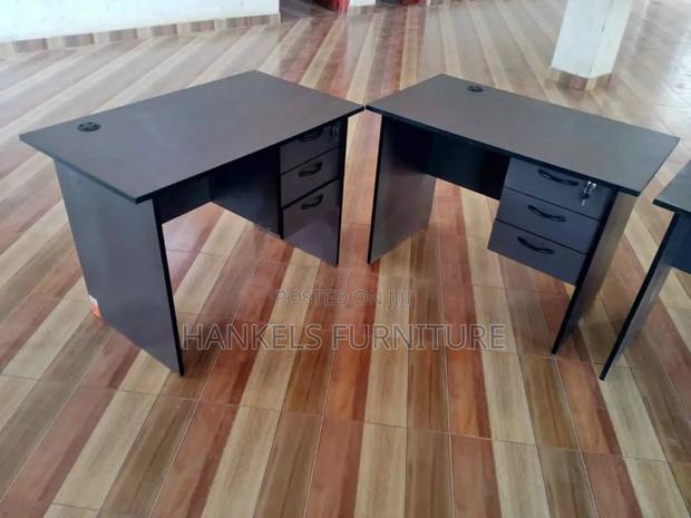Home Office Study Desk With Integrated Storage Drawers - main view