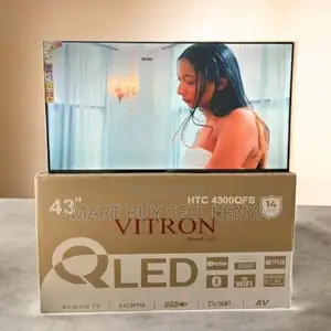 Bluetooth Connectivity Vitron 43 Inch Qled Smart Frameless Led Tv