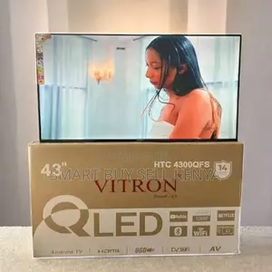Digital Inbuilt Decoder Vitron 43 Inch Qled Smart Android Led Tv