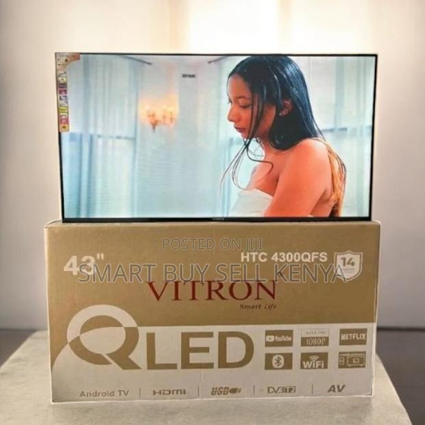 Digital Inbuilt Decoder Vitron 43 Inch Qled Smart Android Led Tv - thumbnail 3