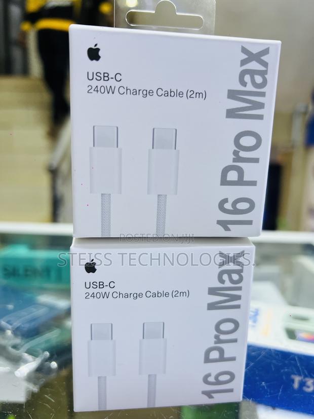 Type C to C 240w 2m Charge Cable. - thumbnail 2