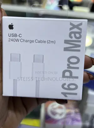 Type C to C 240w 2m Charge Cable.