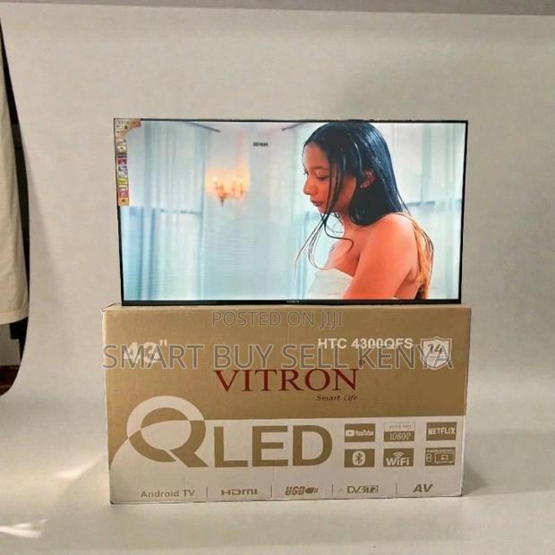 Vitron 43 Inch Qled Smart Android Frameless Led Tv Clear Sound Capture - thumbnail 3