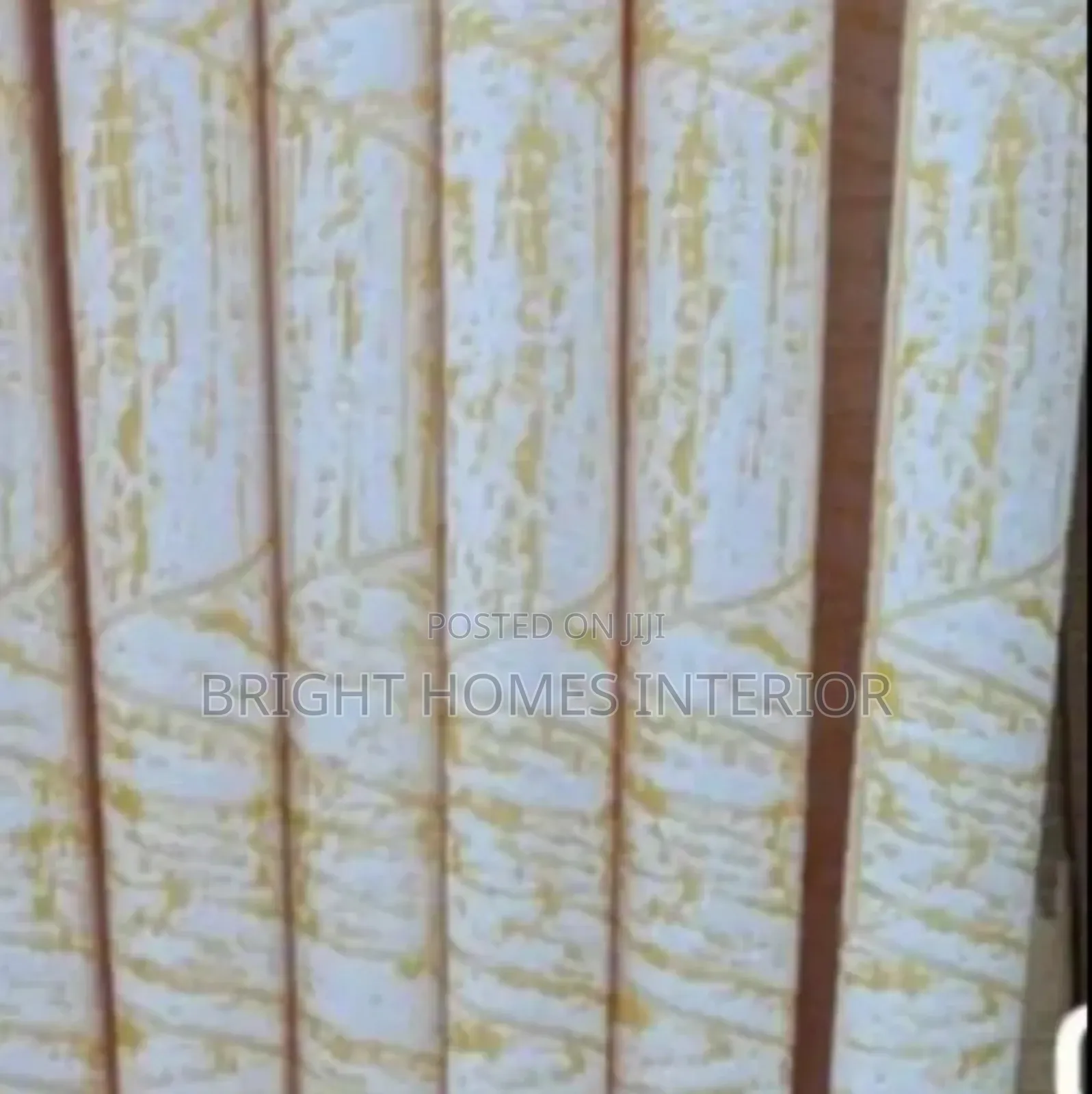 Cream Yellow Beautiful Curtain Design