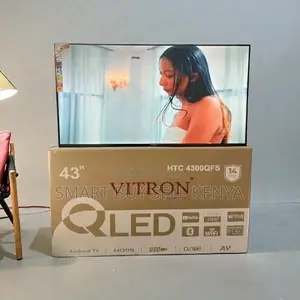 Vitron 43 Inch Qled Smart Android Frameless Led Tv High Definition