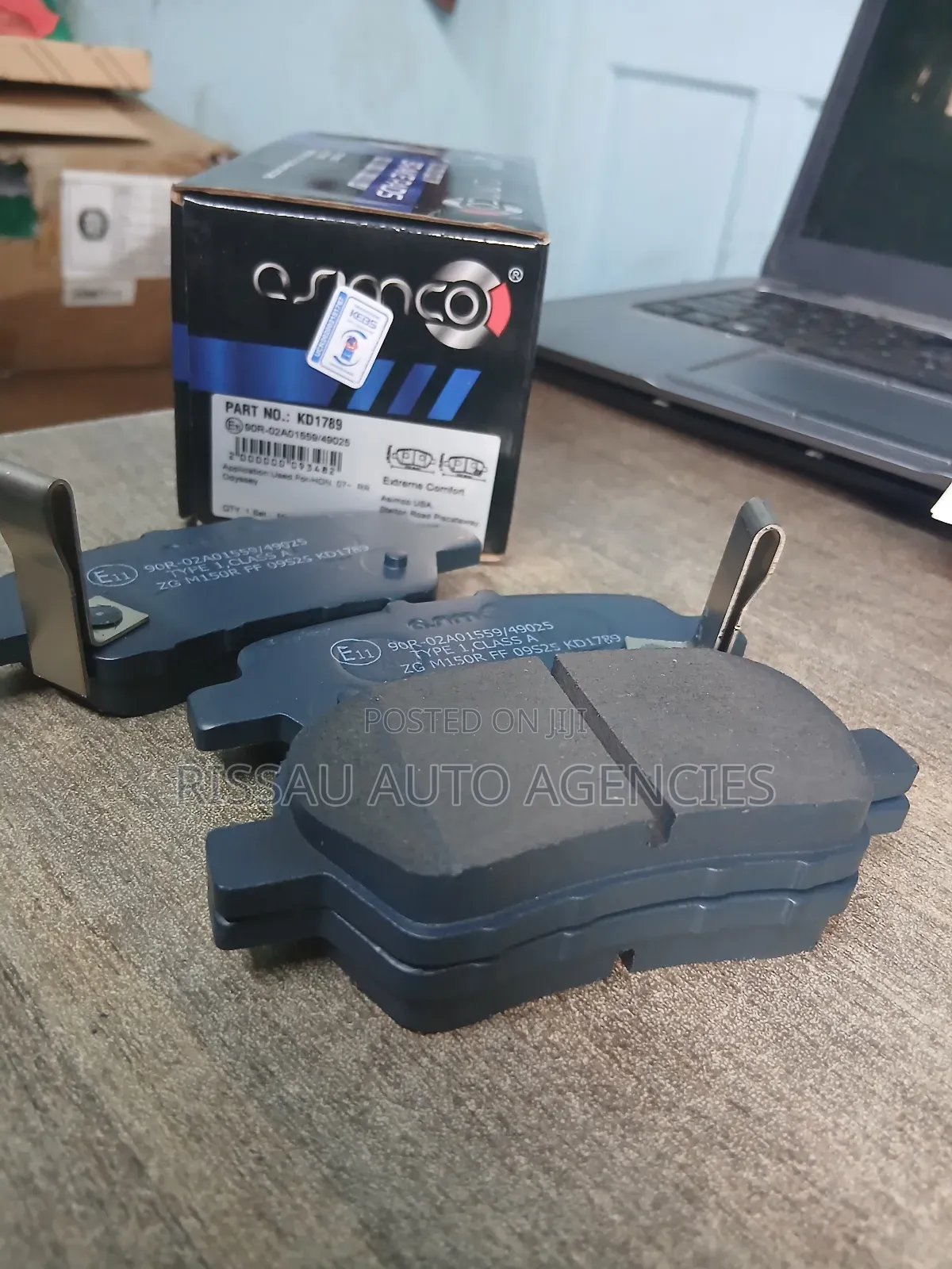 Honda Stream Asimco Genuine Rear Brake Pads Kd1789.