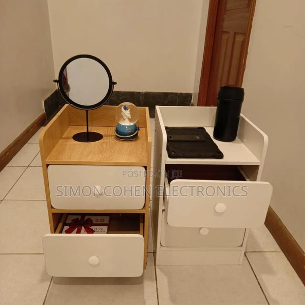 Minimalist Wooden Bedside Table With Drawer - thumbnail 2