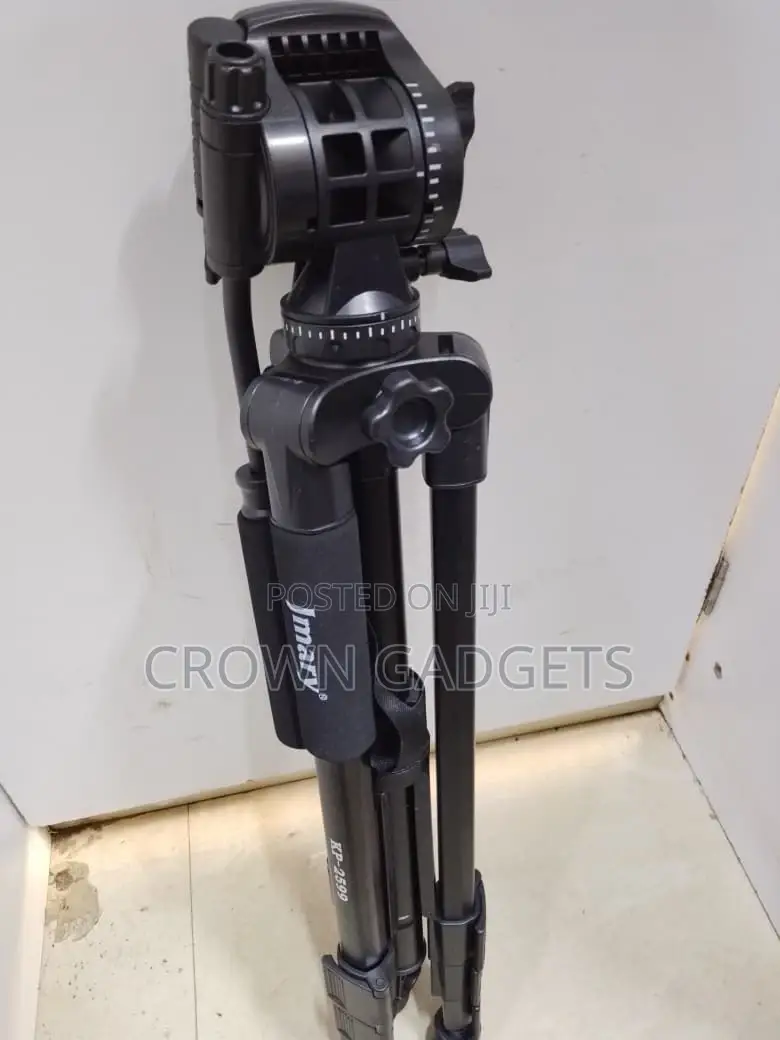 Jmary Kp-2599 Camera Tripod With Fluid Head Quick Release