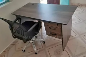 Office–Study Desk And Adjustable Swivel Chair Set