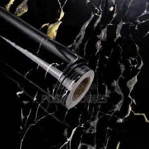 Marble Contact Wallpapers Black/Gold