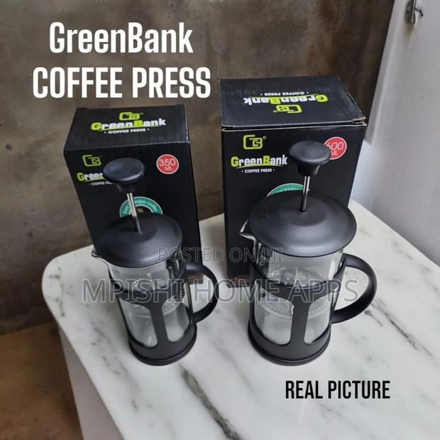 French Press Coffee Maker, 350 Ml Black - main view