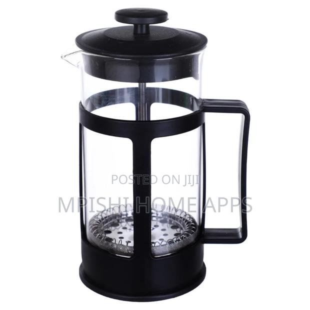 French Press Coffee Maker, 350 Ml Black - thumbnail 2