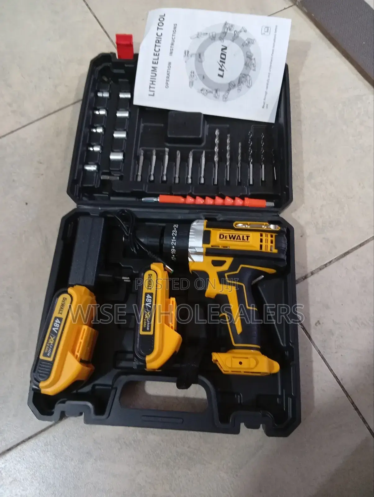 Dewalt 48v Cordless Electric Drill With A Multi-tool Kit√°°°