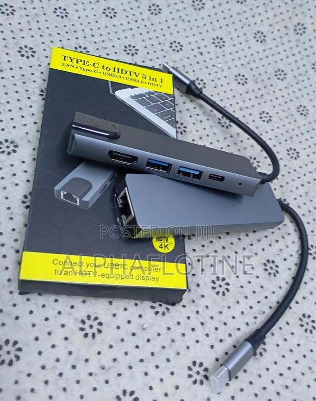 Type C Hub 5 in 1 Port