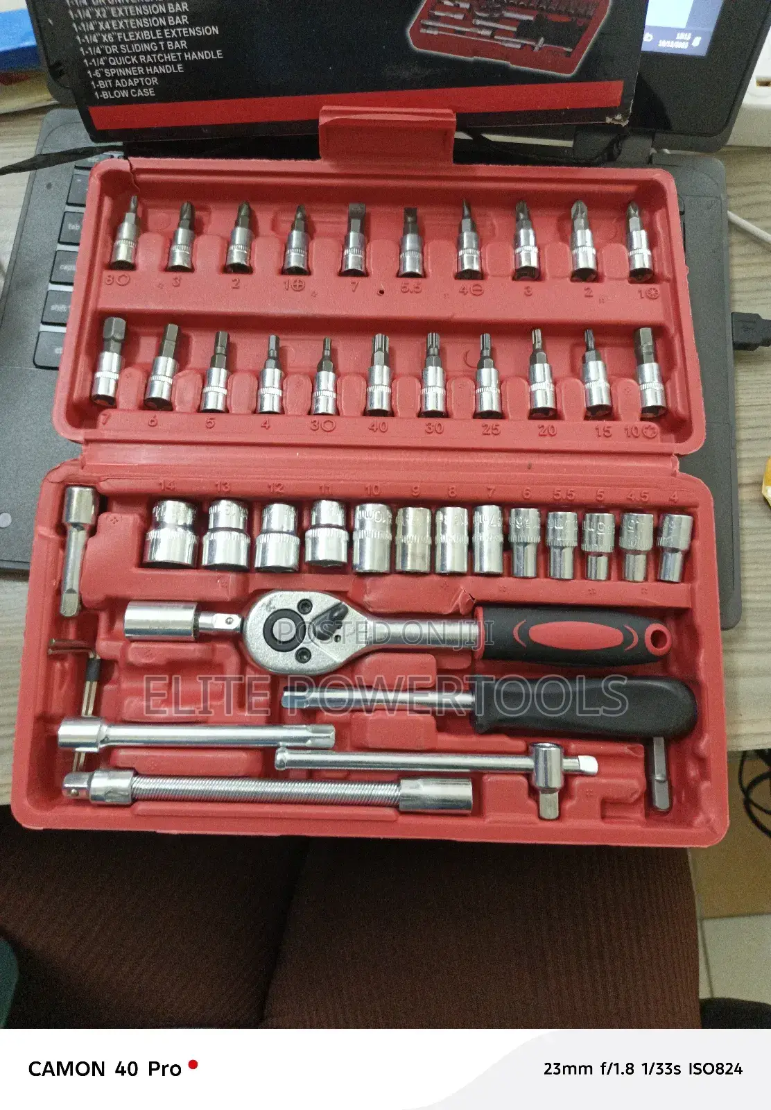 46pcs Socket Wrench Vanadium