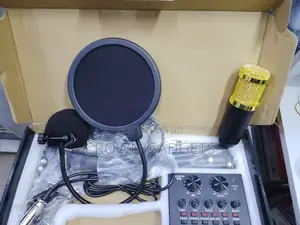 Bm800 Condenser Microphone Kit With V8 Sound Card for Streaming